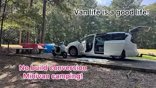 Minivan life and moped thrills in my no build  Pacifica minivan conversion!