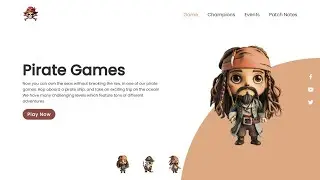 Landing Page Website Design Using HTML CSS & JavaScript | Website Header Design