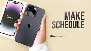 How to Make Schedule in iPhone (tutorial)