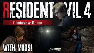 Resident Evil 4 Remake DEMO with MODS! | Endless Village Fight + Various Costume Mods