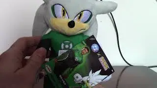 Dc x sonic silver green lantern plush review jakks pacific