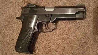 Testing the Smith & Wesson 459 9mm automatic pistol