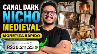 Criando um canal dark MEDIEVAL que monetiza rápido no Youtube (canais dark dinheiro na internet)