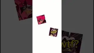 alastor dodging adam #hazbinhotel #shorts