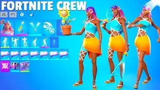*NEW* Breezabelle Skin Showcase! (Fortnite Crew Pack July 2023)