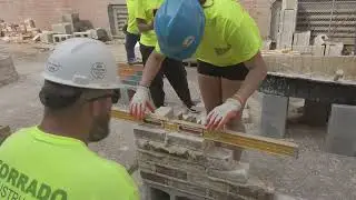 🧱 The Art of Bricklaying | Featuring Union Bricklayer Douglas Schrey at Mayfair CTE. #dopeteacher