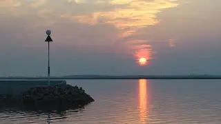 VELENCEI-TÓ kerülés - látnivalók - naplementével