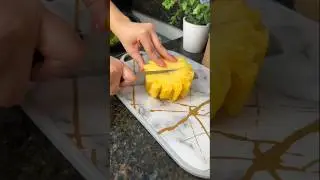 Микс ананаса с огурцом и шпинатом #шорты