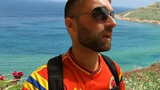 Hiking and Wild Camping Gozo Coastal Trail Malta Part 2/3