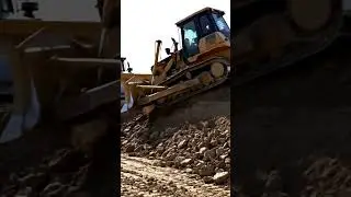 be careful  all operator? #equipment #action #construction #road #bulldozer #fail