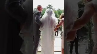 What a Beautiful Entrance for a Bride! #shorts