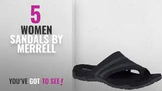 Top 5 Merrell Women Sandals [2018]: Merrell Women's Terran Ari Wrap Sport Sandal, Black, 8 Medium US