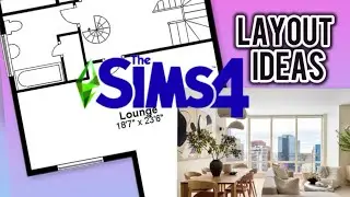 The Sims 4 Layout/Hallway Ideas| #thesims4  #sueauthentic