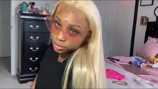 HOW TO MELT BLONDE HAIR ON DARK SKIN FT LICOVILLE HAIR | AMAZON WIG