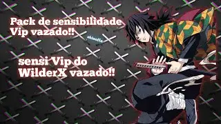 💥Pack de sensibilidade vazado!! pack do WilderX vazado!! Melhor sensibilidade + painel headtrick 👻