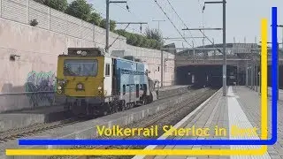 Volkerrail Sherloc passeert station Best // 19 september 2017