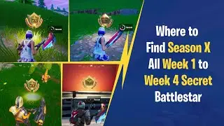 Season 10 Week 1 to Week 4 Secret Battlestar Locations