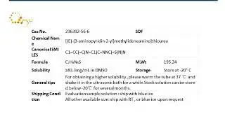 GC17897 Triapine 236392-56-6