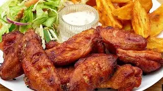 la meilleur façon de cuisinier ailes de poulet 😋 croustillantes très bon goût ❗ vous devez essayer