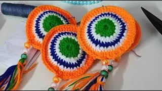 kiran is live crochet 🧶 pattern pranda animal keyring 🦁 tricolour keyring designs 🤗