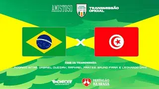 BRASIL X TUN&Iacute;SIA - AO VIVO - AMISTOSO - Narra&ccedil;&atilde;o: RODRIGO BITAR - Futebol Globo CBN