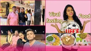 Testing viral fasting food honest review || Celebrating dad's birthday || Pranchal universe