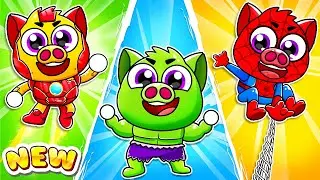 My Superhero Friend Song | Kids Turn into Superheroes|Superhero Song|Funny Kids Songs by Lamba Lamby