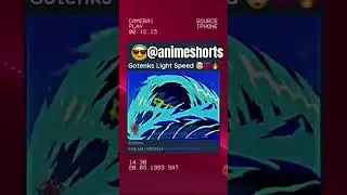 Gotenks light speed 🤯🔥💯 #goku #anime #speed