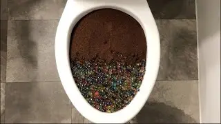 Will it Flush? - Coffee and Orbeez