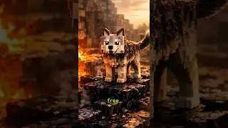 He Saved the Wolf from Lava 🔥🐺 | Minecraft Short