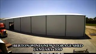 Berton Wines Structural Steel Erection Time Lapse
