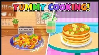 Making Colorful Pancakes & Drinks! 🥞🍹🍝 | Kitchen Set Gaming #Gaming #Yummy😋Cooking