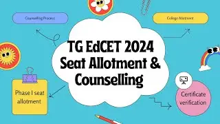 TG EdCET 2024 seat allotment and Scholarship, Fee  || #tsedcet #seatallotment @Nizamvlogs05