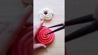 Dough Part 1 Beautiful Flower with #dough #art #DoughBank🦚 #clay #kids #steambun #shorts