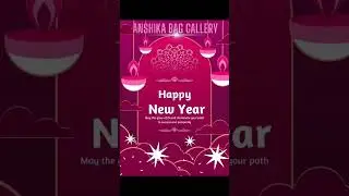 #NewYearJoy #FreshStart #AnshikaBagGallery #festivepostidea #festivepost