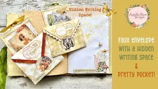 Super EASY Faux Envelope & Hidden Writing Space!