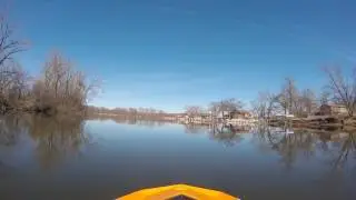 Lower Fox River Illinois in February Sea-Doo Spark