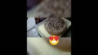 Mocha  sponge cake with coffee whipping cream frosting...