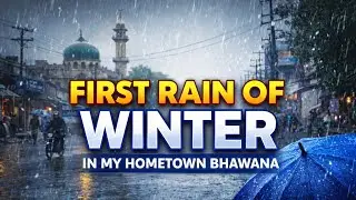 Sardi ki pehli baarish ⛈️| Winter Rain Vlog | Bhawana | #sonuvlog190