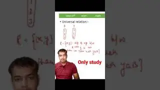 (S2) chapter 1st universal relation class 12th math relation and function#shorts #trending #youtube