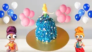 👸 Very Beautiful Princess Cake Recipe | Decorate with me | Mini Cakes #princesscake #decoratewithme
