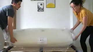 eve Hybrid Mattress unboxing - Charlotte Hu unboxes our eve hybrid Mattress