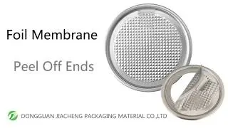 401 peel off ends (Peelable Foil Membrane Lids) Manufacturer-Dongguan Jiacheng