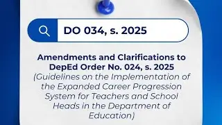 DepEd Issues Amendments and Clarifications to Career Progression Guidelines 