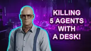 Hitman: Killing 5 ICA Agents With A Desk