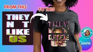 They Not like Us Canva Template Design