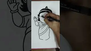 Laxmi Puja Special Drawing #maa #laxmi #laxmipuja #drawing #shorts #ytshorts