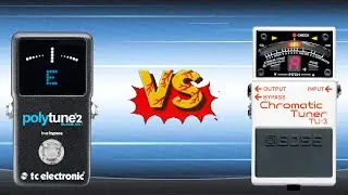 TC Electronic PolyTune 2 Blacklight Pedal vs BOSS TU-3 Chromatic Pedal