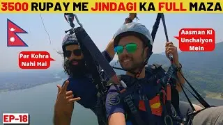 Paragliding in Pokhara | Acrobatics Sound On | Funny Paragliding Video