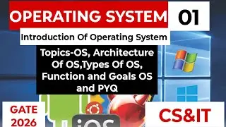 Operating System -01 Introduction Of Operating System and PYQ | GATE 2026